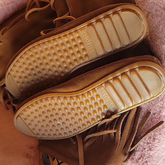 Minnetonka tall fringe boots - Picture 4 of 5